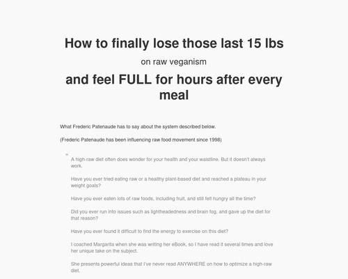 Lose-that-last-flab-while-being-full-and-100-raw Lose that last flab while being full and 100% raw - live on alive