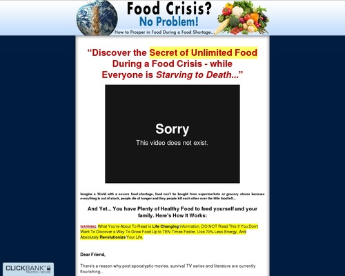 Food-Crisis-No-Problem-How-to-Prosper-in-Food Food Crisis No Problem - How to Prosper in Food During a Food Shortage