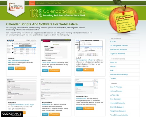 Calendar-Scripts-and-Software-For-Webmasters Calendar Scripts and Software For Webmasters