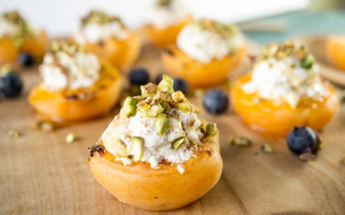 grilled-apricots-with-almond-pistachio-ricotta-3.jpgfit12002C750ssl1 15 Unique Sweet and Savory Apricot Recipes for #NationalApricotDay!