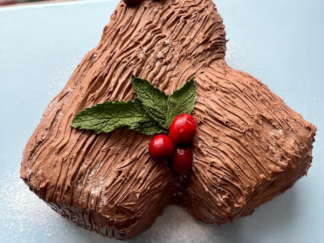 My Yule Log Cake Hack Is a Total Showstopper — And Requires Zero Baking