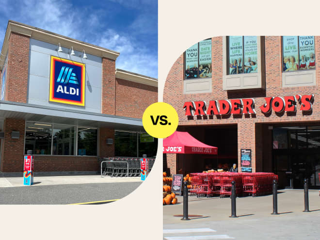 We Compared Prices for a Dozen Items at Aldi Versus Trader Joe’s — And One Is Clearly Cheaper