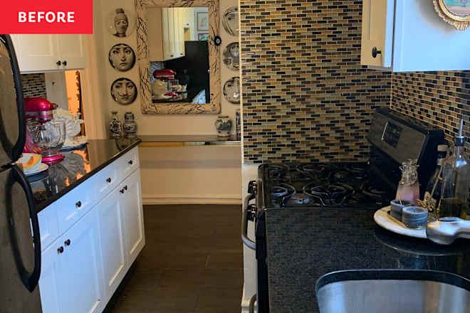 Before & After: the “3-4-5” Decorating Rule That Transforms This Dark Kitchen