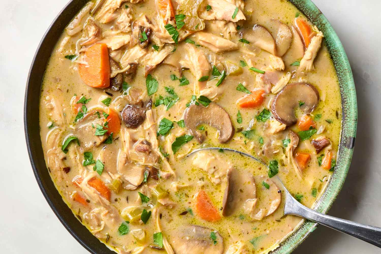 Creamy Chicken and Mushroom Soup Recipe