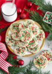 Christmas Sprinkle Sugar Cookies (Soft Baked)